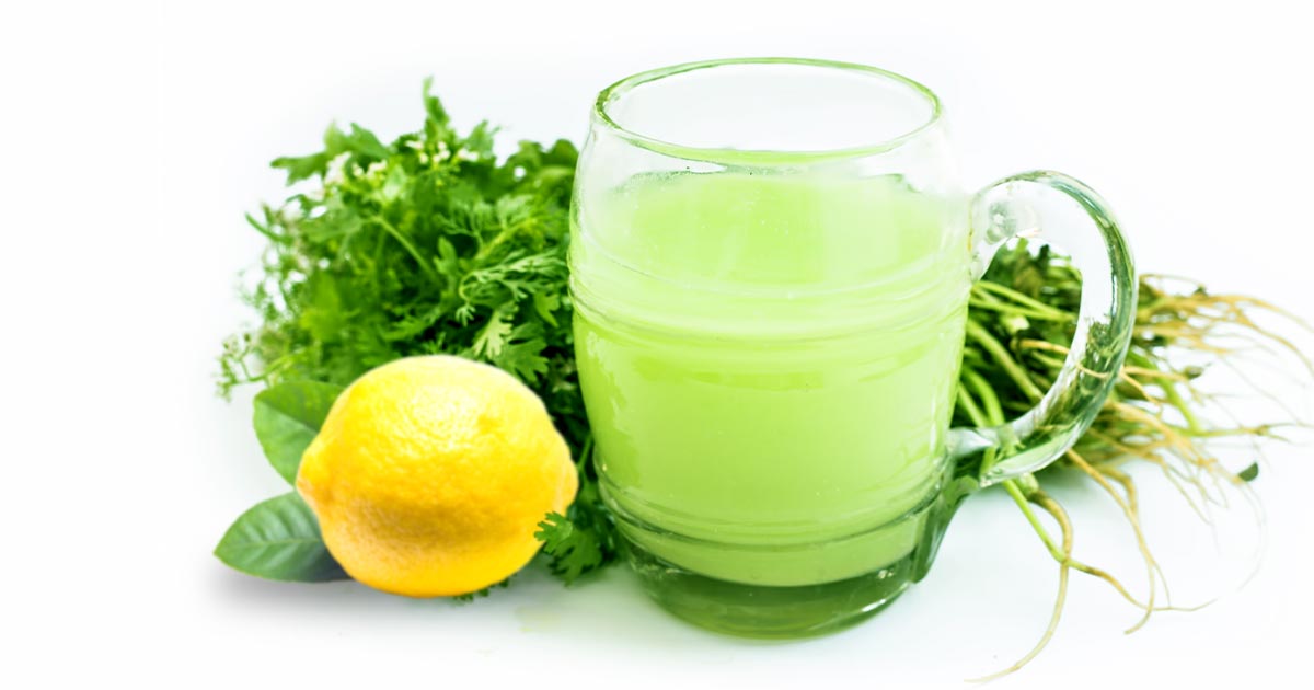 Coriander and Lemon Juice for Glowing Skin